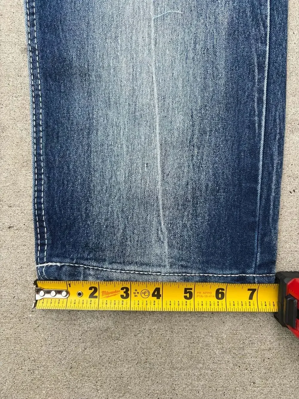 Southpole Men's Skinny Fit Distressed Jeans Blue Wash Size 40x30